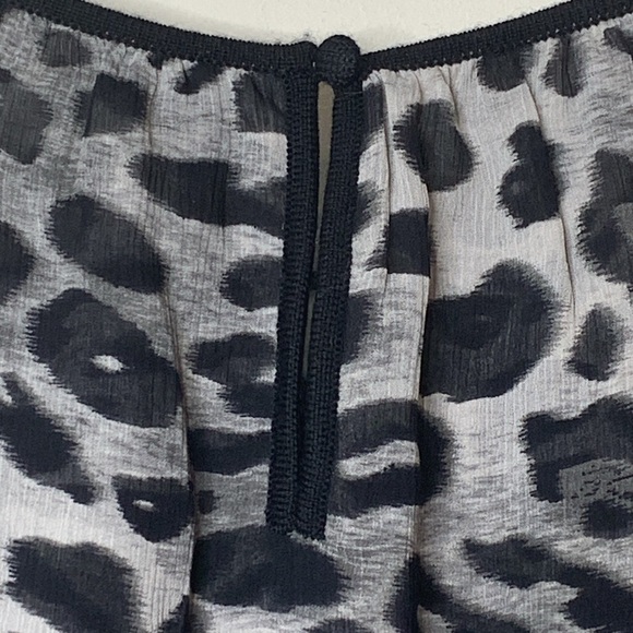 Ann Taylor | Leopard Print Silk & Merino Wool  Lightweight Camisole Top XSP - Picture 12 of 16